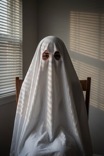 Винтажная призрачная сцена